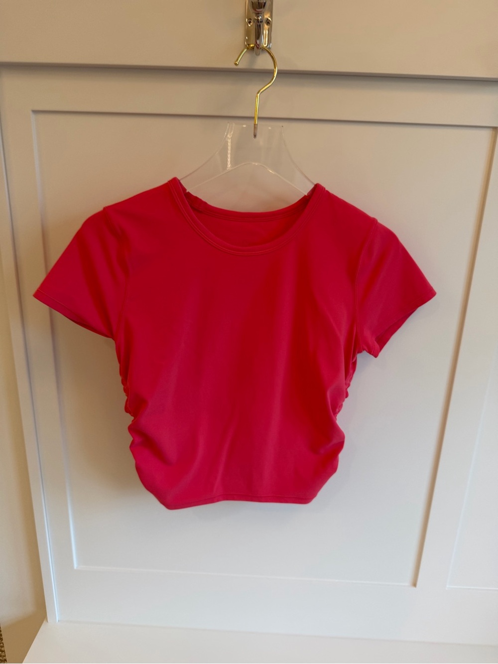 lululemon athletica Hot Pink Short Sleeve Athletic Top